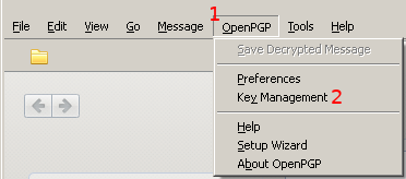 Thunderbird main window